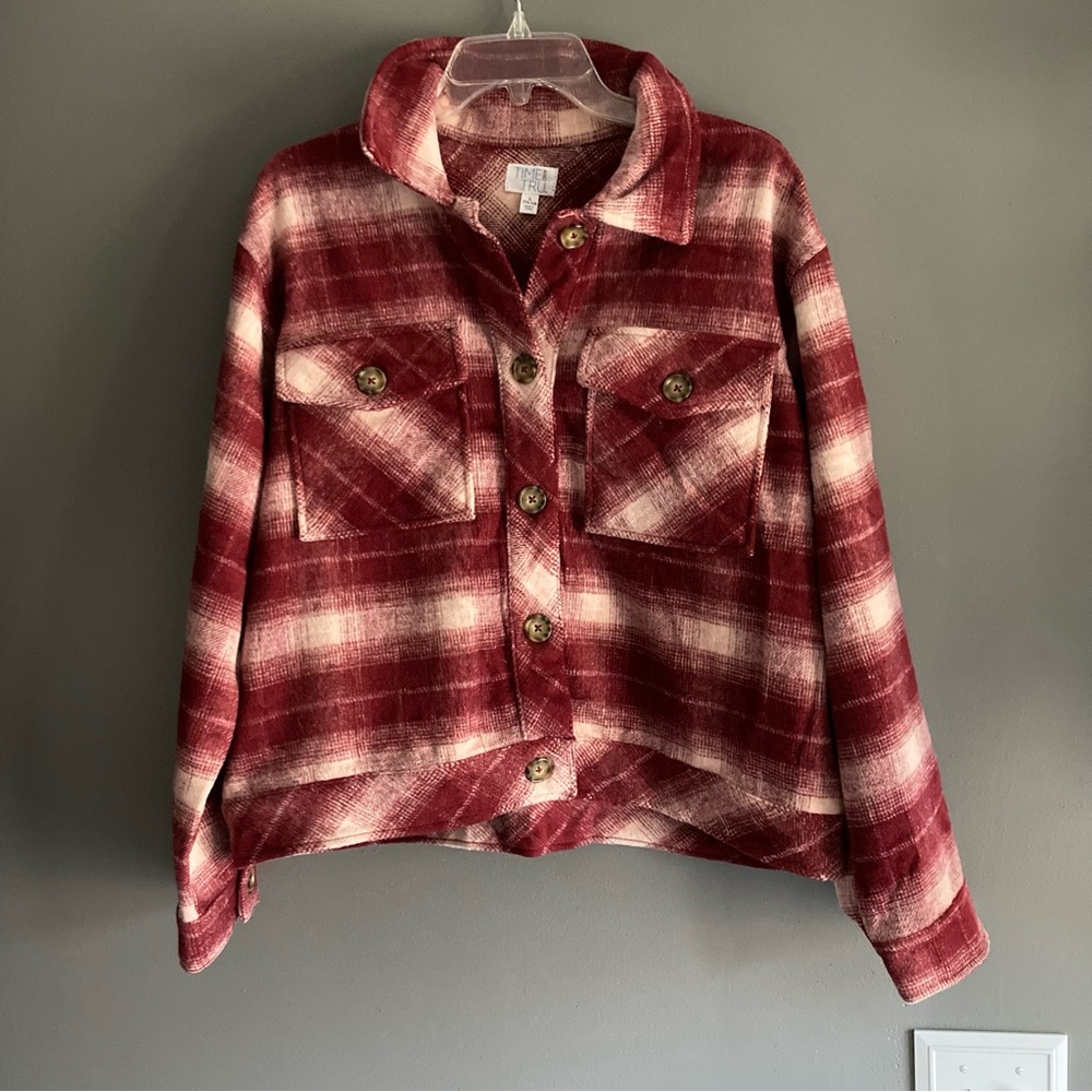 Plaid Wool Blend Cozy Shacket
